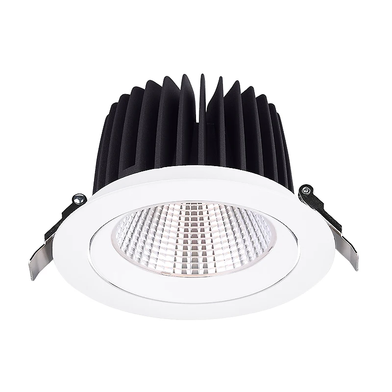 25W 33W Dimmable Embedded Wall Washer Ceilling Living Room Cob Led Recessed Downlights Hotel Lighting Shop Spot Lights