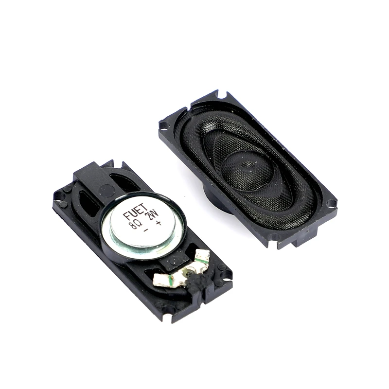 FUET Acoustic Audio Speaker Rectangular 35 * 16 MM 8 Ohm 2W Full Range Miniature Full Range Mylar Speaker for Electronic Project