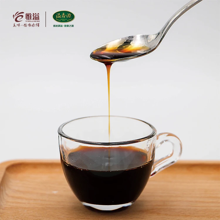 Premium Thick Cane Sugar Syrup Special Liquid Sweetener for Bubble Milk Tea Black Brown Sugar Packaged in Bottle