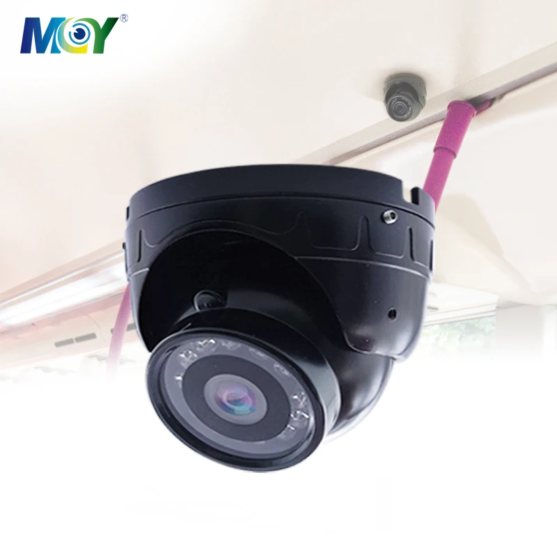 720P 1080P CVBS 700Tvl Audio IR Night Vision Vehicle Mobile Mini Dome Camera for Bus School