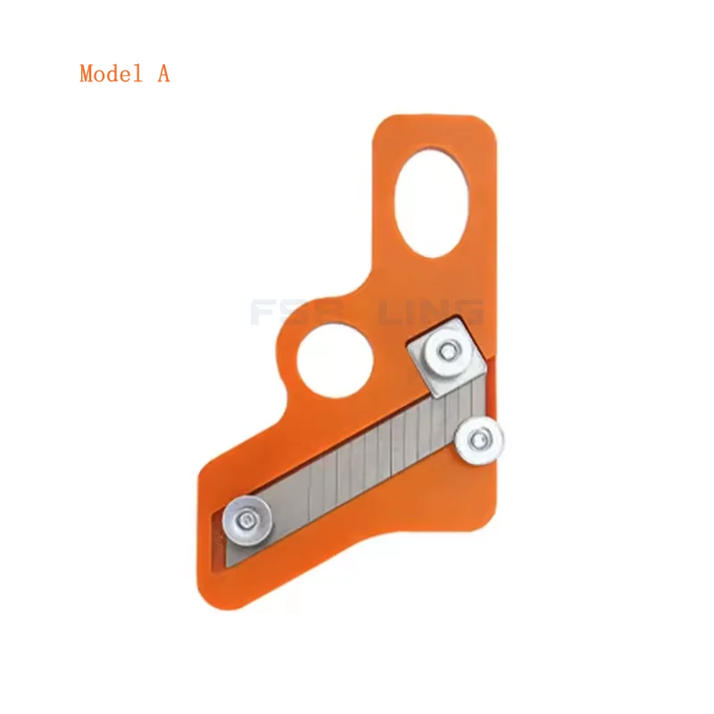 Woodworking tools beveled manual edge planer unpainted board PVC scraper head trimmer edge scraping tool