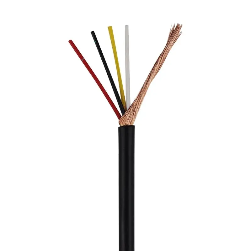 Flexible Control Cables Shielded KVVP RVVP Electric Cables PVC Insulated Twisted Pair Cable