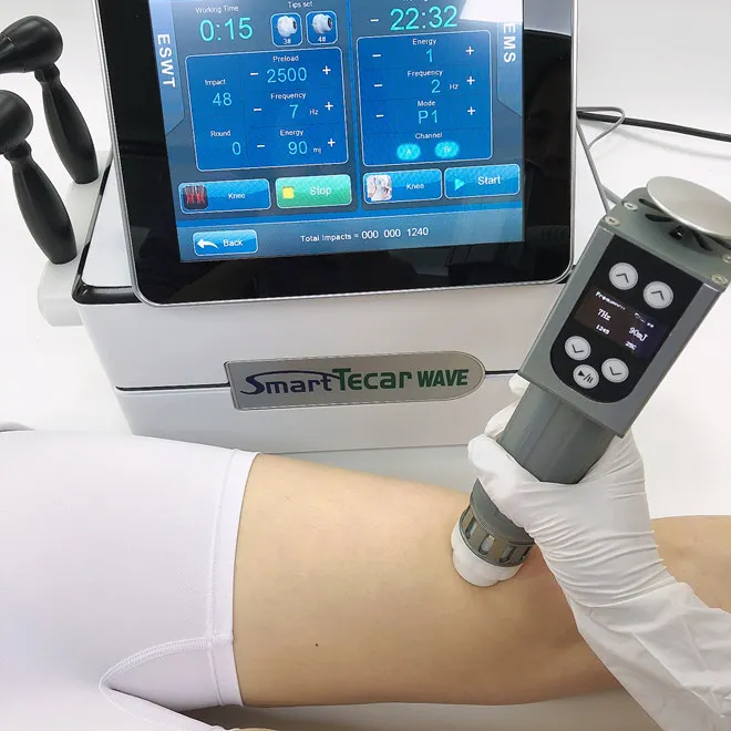  3 in 1 Physical Therapy Equipment Tecar EMShock and Portable Physiotherapy Electromagnetic