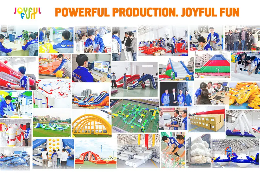 JOYFUL FUN customized PVC inflatable floating water island sunbed large