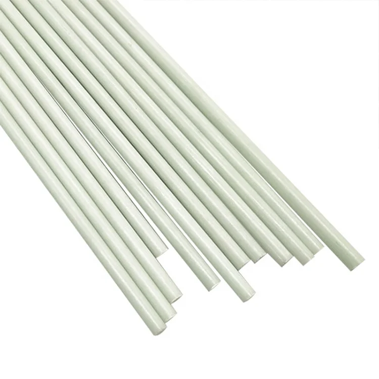 flexible epoxy plastic coated pultruded manufacturer tent pole solid fiber glass blank hollow fiberglass rod blanks