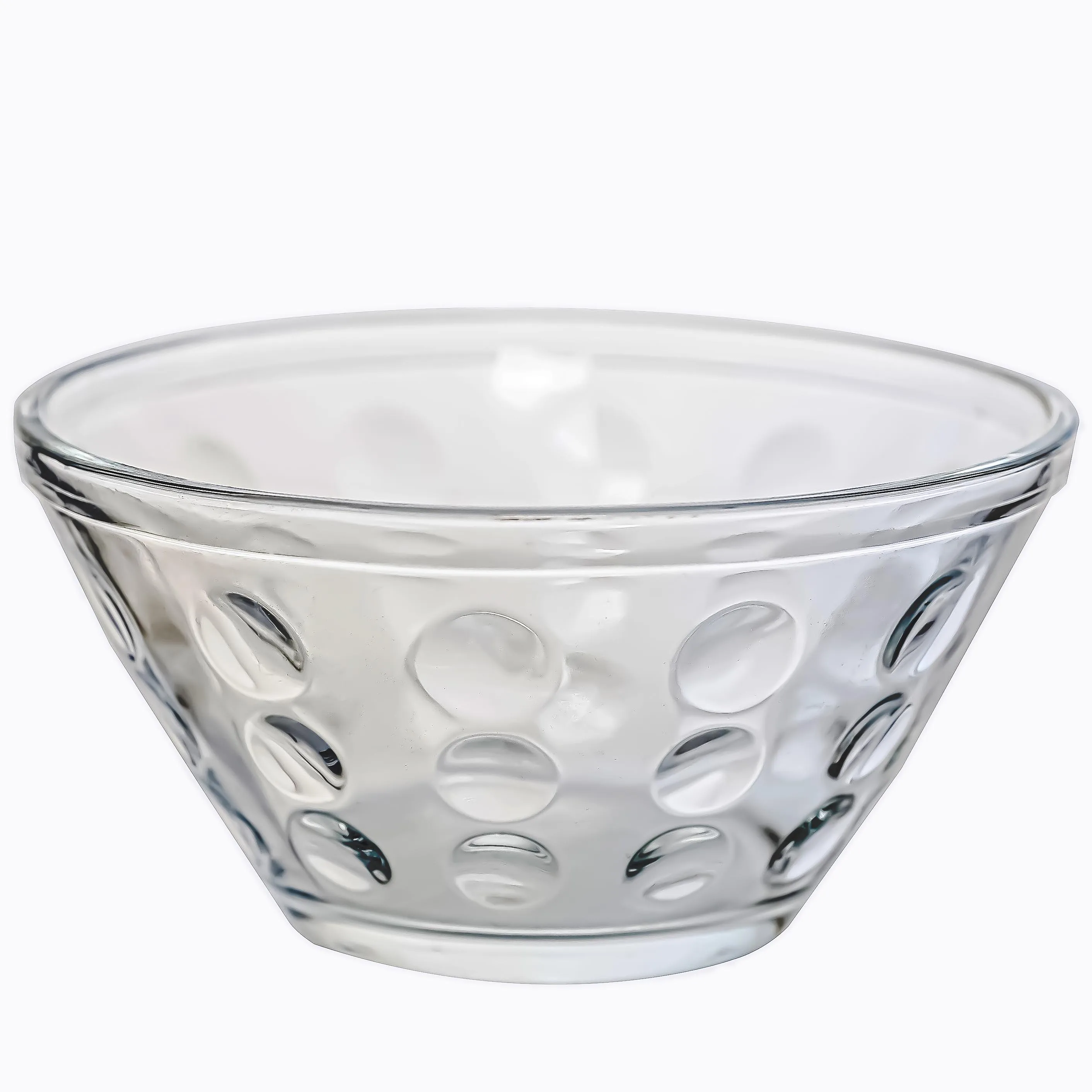 High Quality Custom Logo Transparent Small Glass Bowls for Home Restaurant Enjoy Food Cheap Glass Bowls