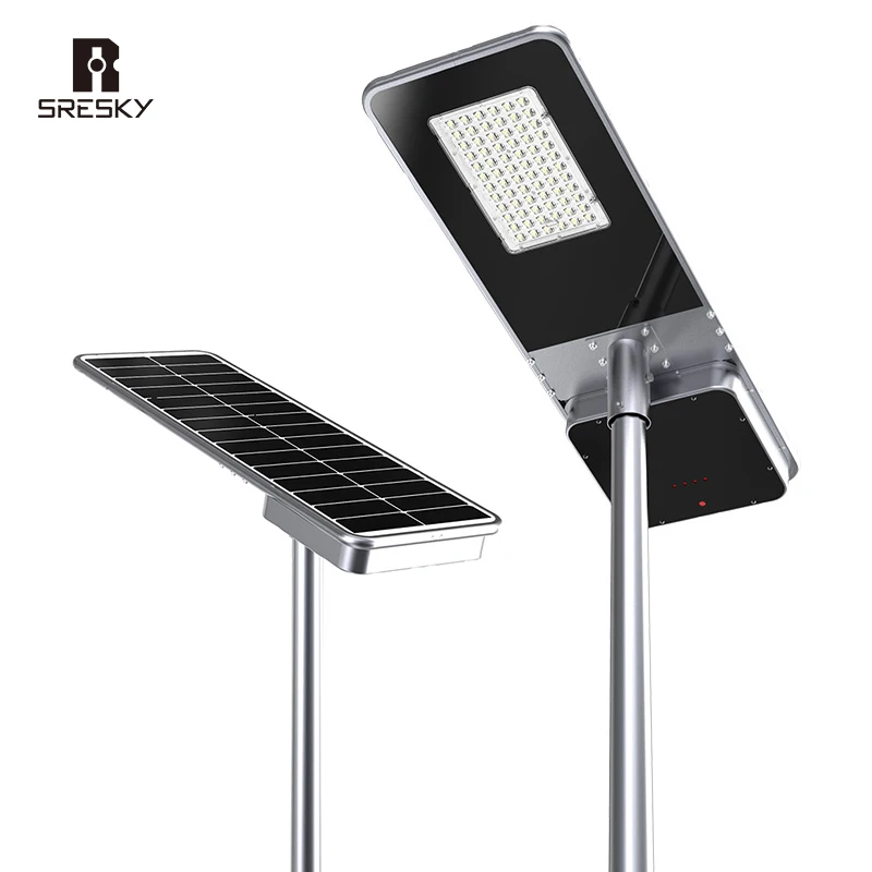 High powered all in one IP65 waterproof outdoor 60w 100w led solar street  light