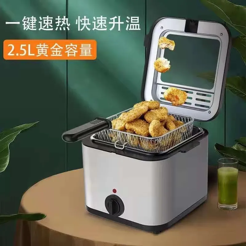 Smart Electric Deep Air Fryer Good Price Digital Without Oil Stainless Steel Basket Shrimp French Fries Convenient New Wholesale