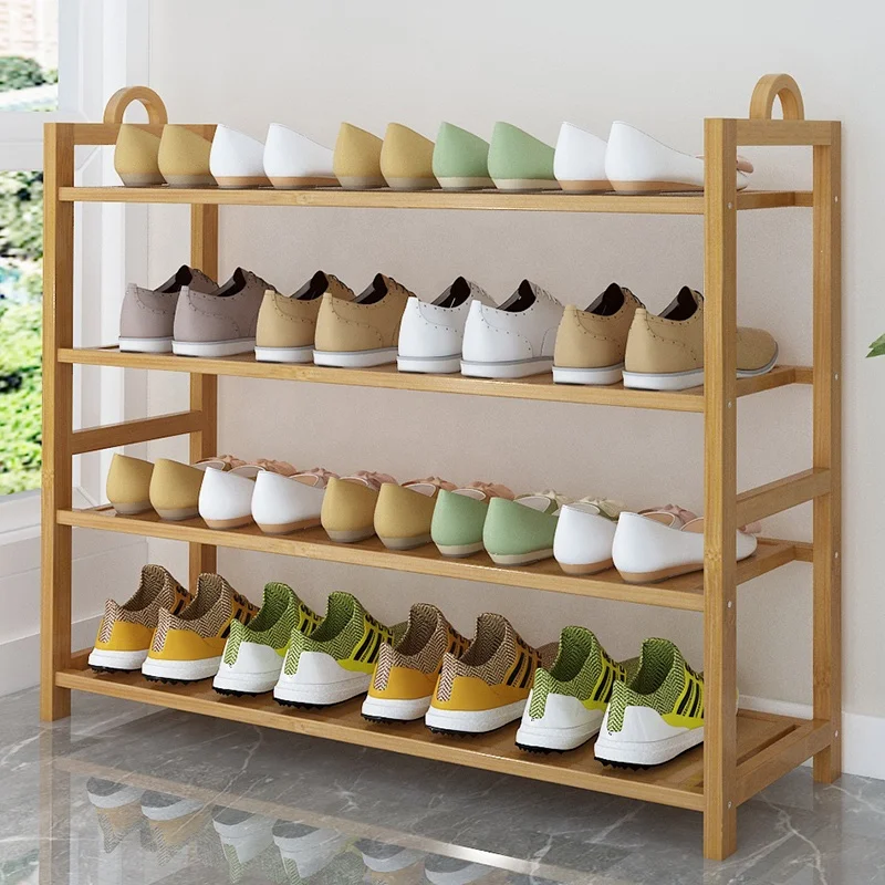 
Haichuan Amazing Cheap Wholesale Modern Custom Portable Foldable Bamboo Wooden Shoe Rack for Home Flower Pots &Planter 