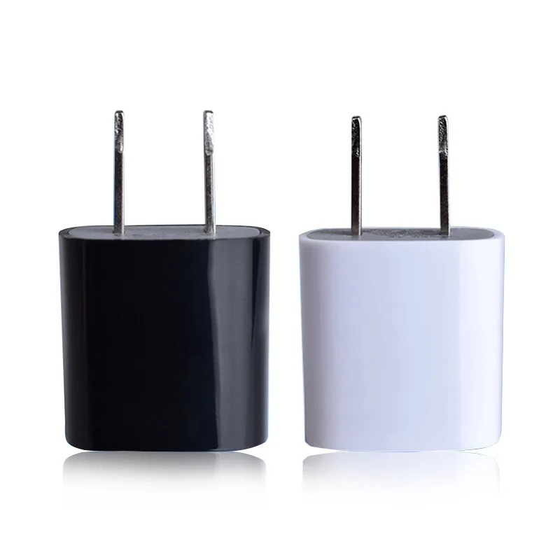 brand compact smart chip 5w usb charging brick 2.0 fast charging 5v1a adapter us cell phone chargers for android