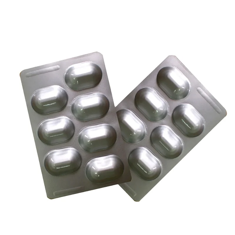 Custom Pharmaceutical Cold Forming Alu Alu Foil Sealing Aluminum Foil Pharmaceutical Packaging Roll Printed PVC Blister
