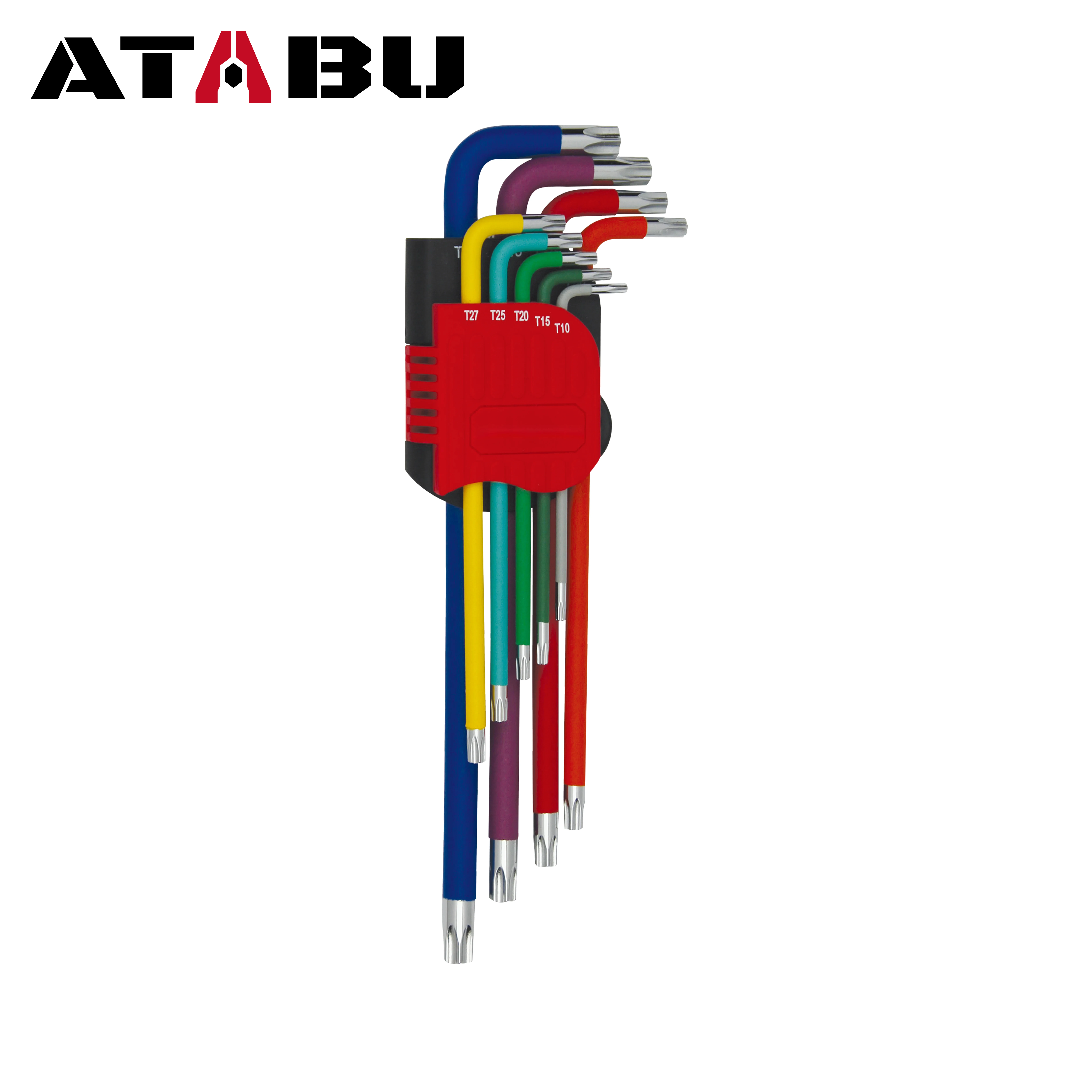 ATABU Hot Selling 9 Pcs Torx Long Hex Key Set (Multicolor)