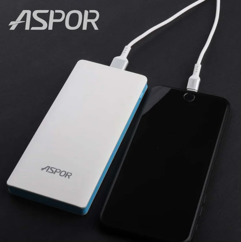 
Pocket portable power bank 10000 mAh with lead light 