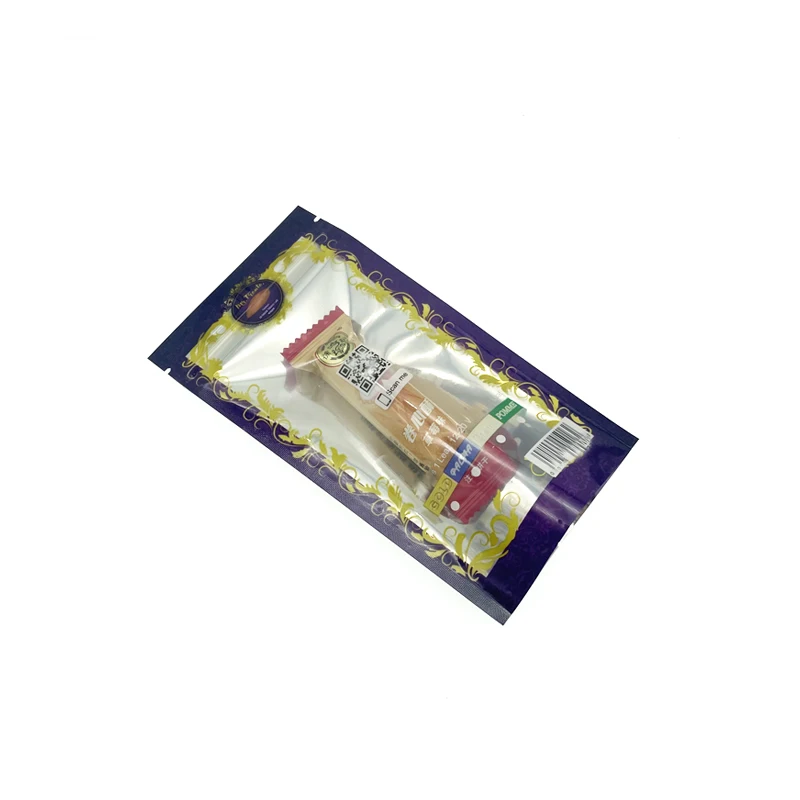 Personalised Freezer Frozen Branded 3 Sided Seal Zip Lock Bag Food Pouches Packaging Bag or Potato Crisps