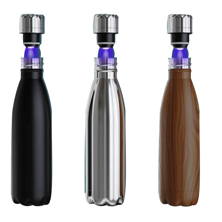 Insulation Intelligent Cola Shaped Smart Stainless Steel Thermal Vacuum Flasks, Sports Bottle With Led Temperature Display