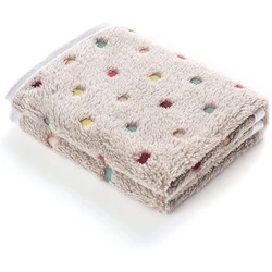 Super Soft 100% Polyester Waterproof Plush Pet Blanket Sherpa Fleece Printed Dog Blanket