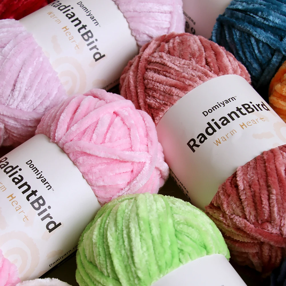 Best Selling Warm Soft 100g/87yd/80m yarn crochet Factory Wholesale chenille yarn