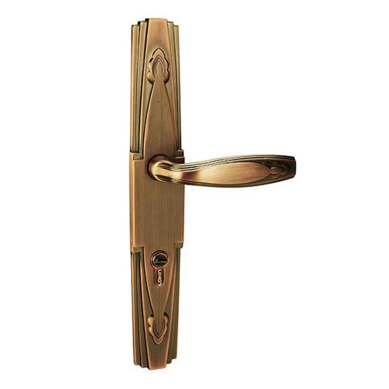 
Zinc Alloy Rose Satin Tubular Lever Door Locks Handle Sets 