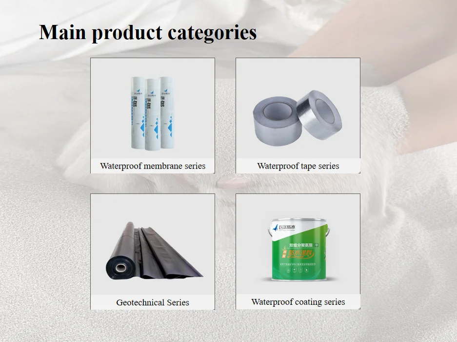 Polypropylene Nonwoven Geotextile construction Material Water Repellent woven Geotextile Other Waterproofing Materials