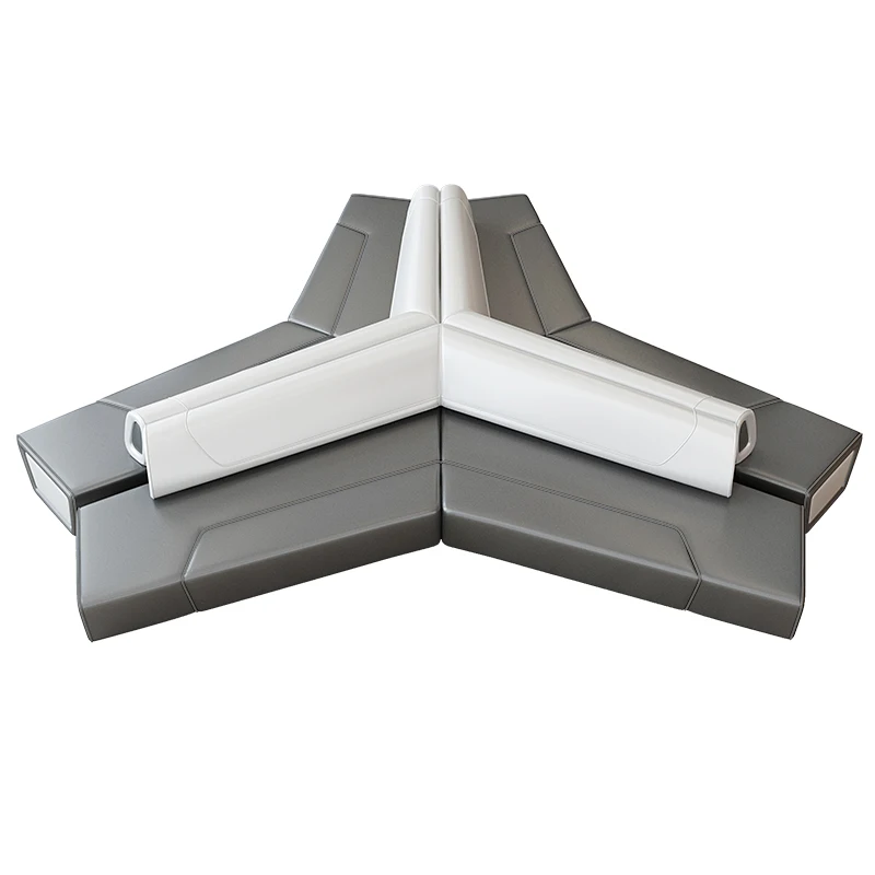 Modular free combination low back casual sofa seating lobby room waiting bench