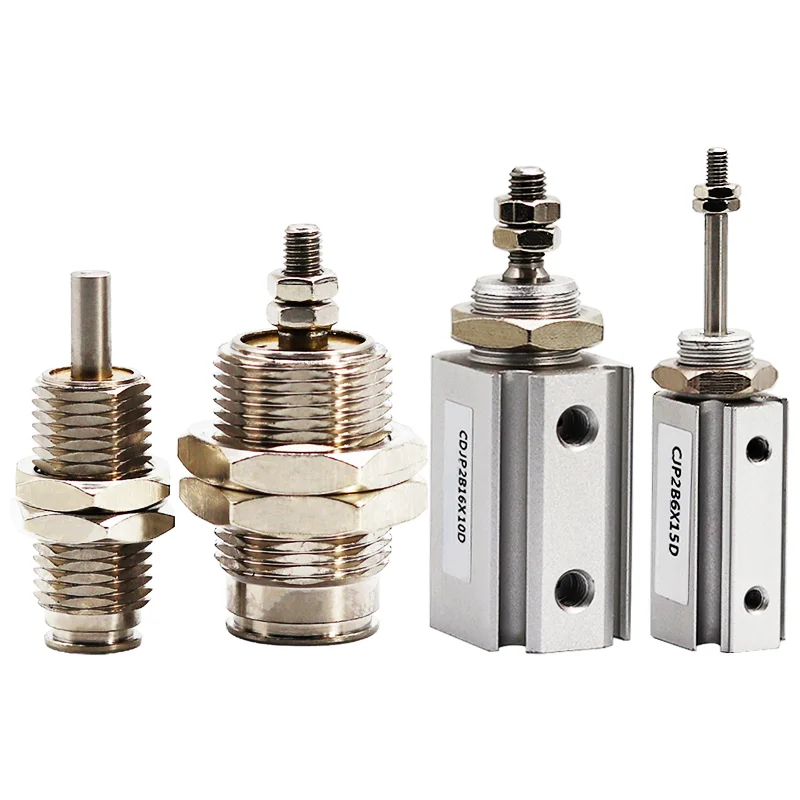 CDJP2B15x5D Stroke 5-15mm With Magnetic Double Acting Micro Mini External Thread Needle Air Pneumatic Cylinders