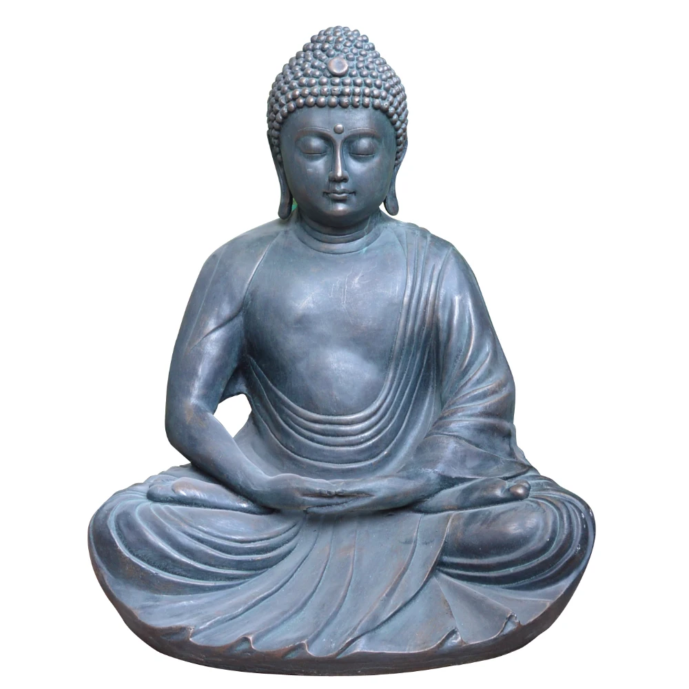 Hot Sale GRC Stone Sitting Chinese Buddha Statue