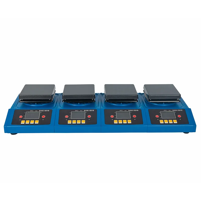 4 position hot heating stirring plate Max heated magnetic stirrer