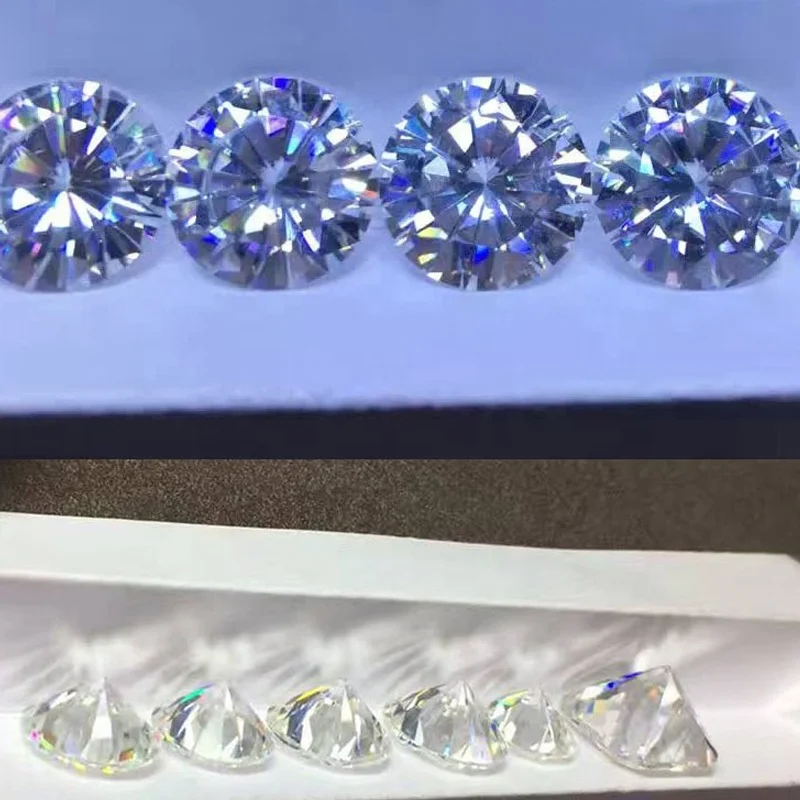 Хит продаж новый стиль dvvs белого цвета свободные Муассанит 0 3 carat-1Carat круглой формы высокое качество