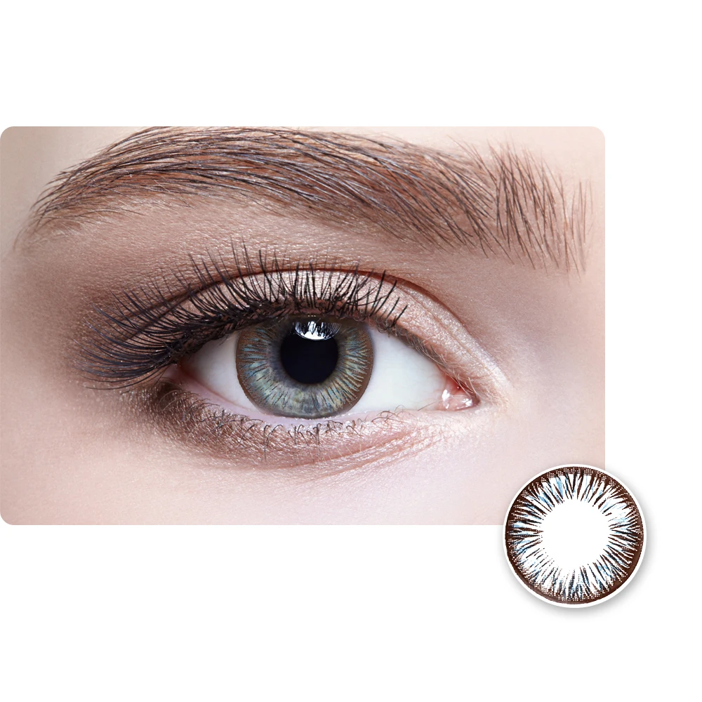 Wholesale high-quality color contact lenses round soft contact lenses for big eye cosmetics