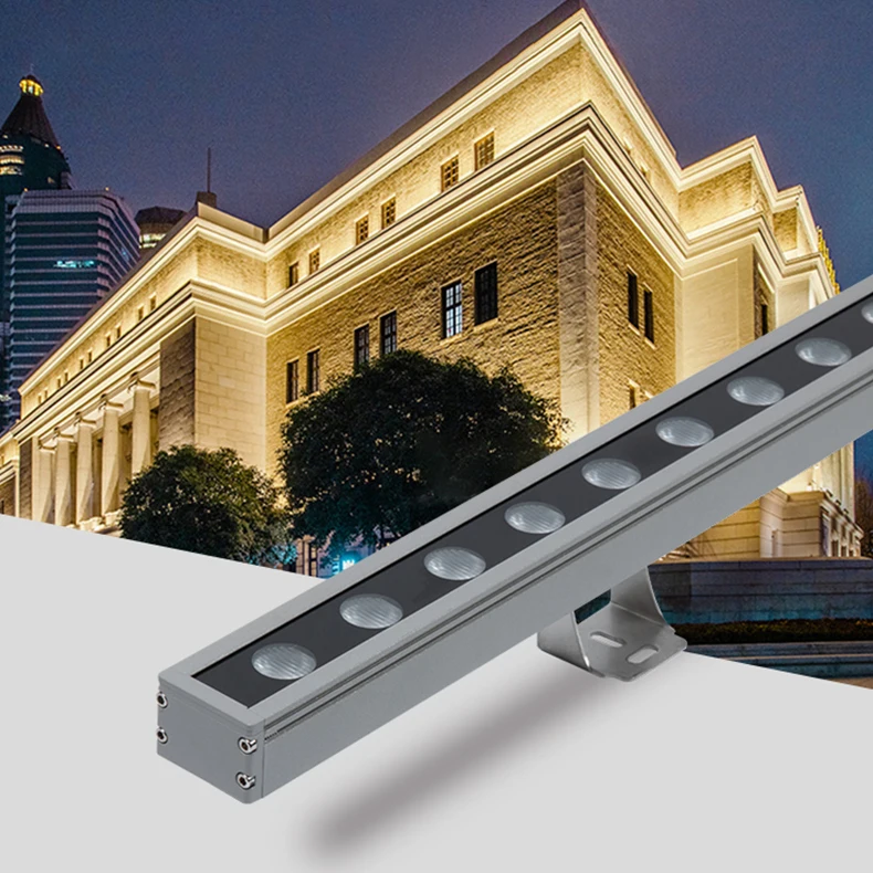 Cheap Price IP65 Waterproof 18w 24w 36w 48w Hotel Villa Outdoor Decoration Lighting RGBW RGB LED Wall Washers
