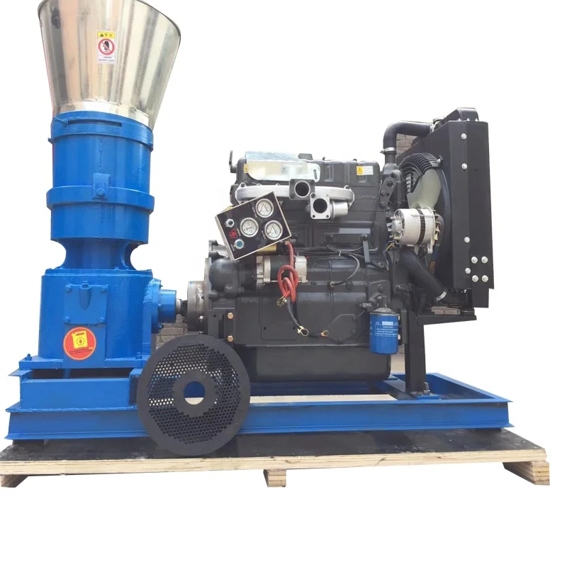 Automatic,Convenient,Operational,Beautiful and Simple Animal feed/wood pellet flat die pellet machine