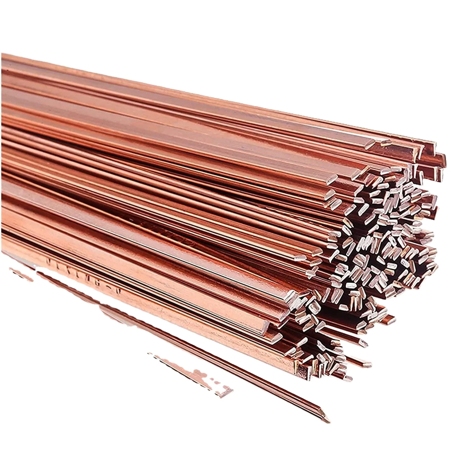 Flat phosphorus copper electrode BCuP-2 welding alloys rod Brazing 5% Copper Weld Rod