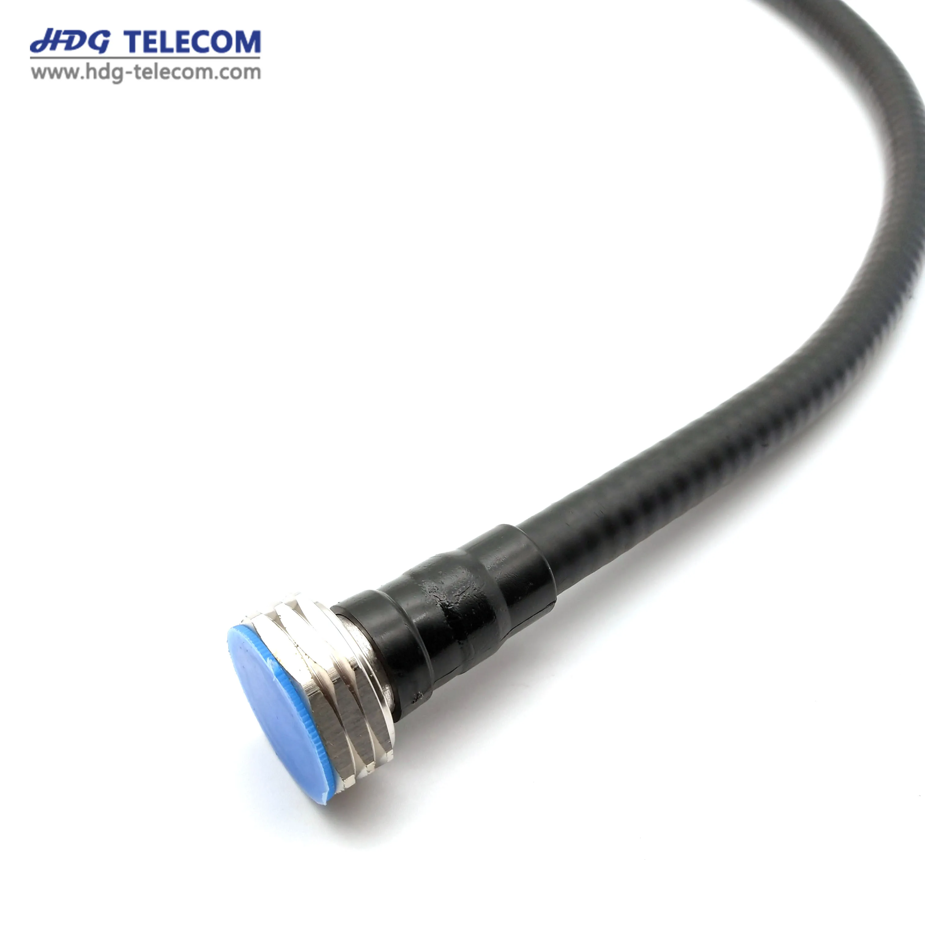 Low PIM 1/2 Superflex RF Coaxial Jumper Cable Assembly With Scannable Test Report