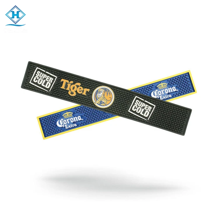 Amazon top seller 2022 bar accessories custom rubber pvc beer mat Macallan bar mat