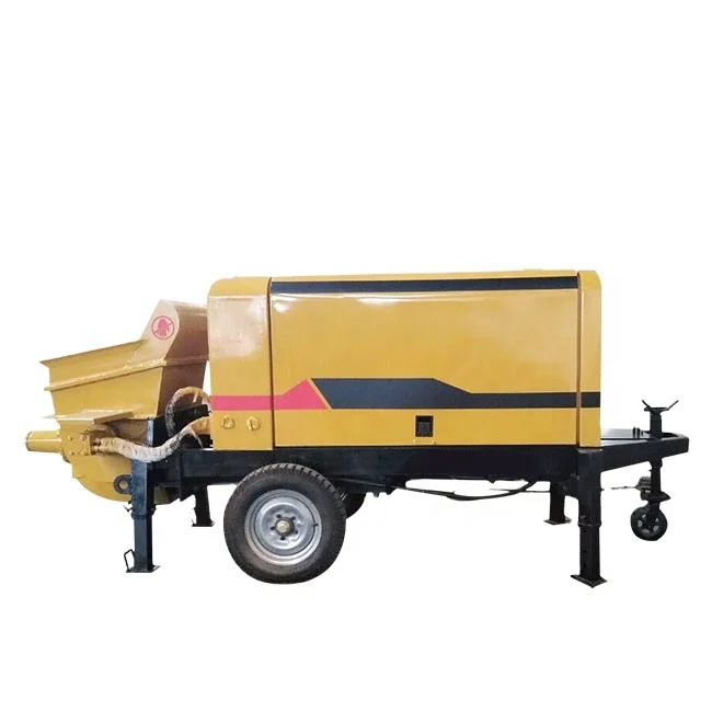 Towable Small Concrete and Mortal Pumping Machine Trade with Pipes 200-300 Meter Remote Control