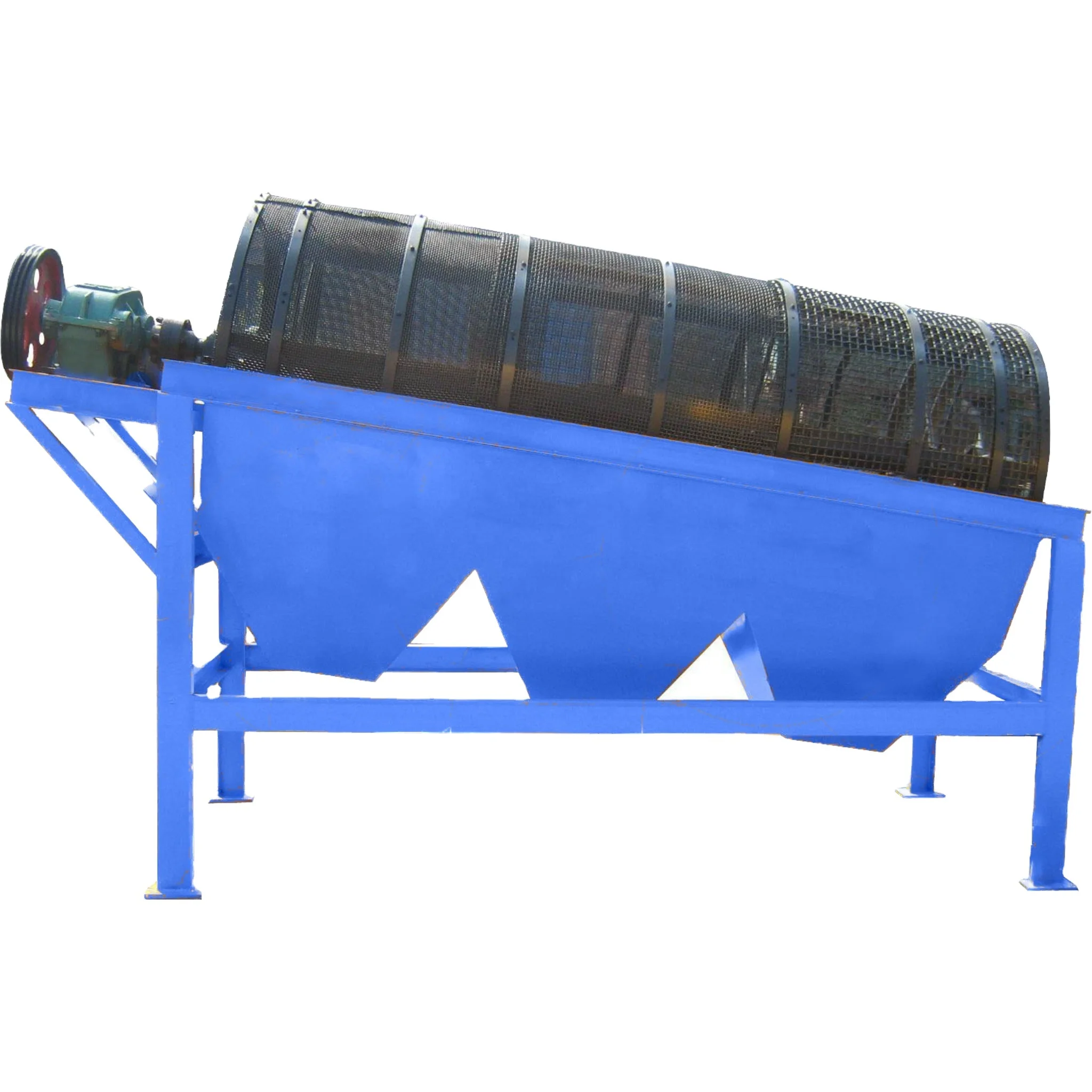 Sale wood Sawdust drum sieve rotary drum screen wood fine powder sawdust screening machine