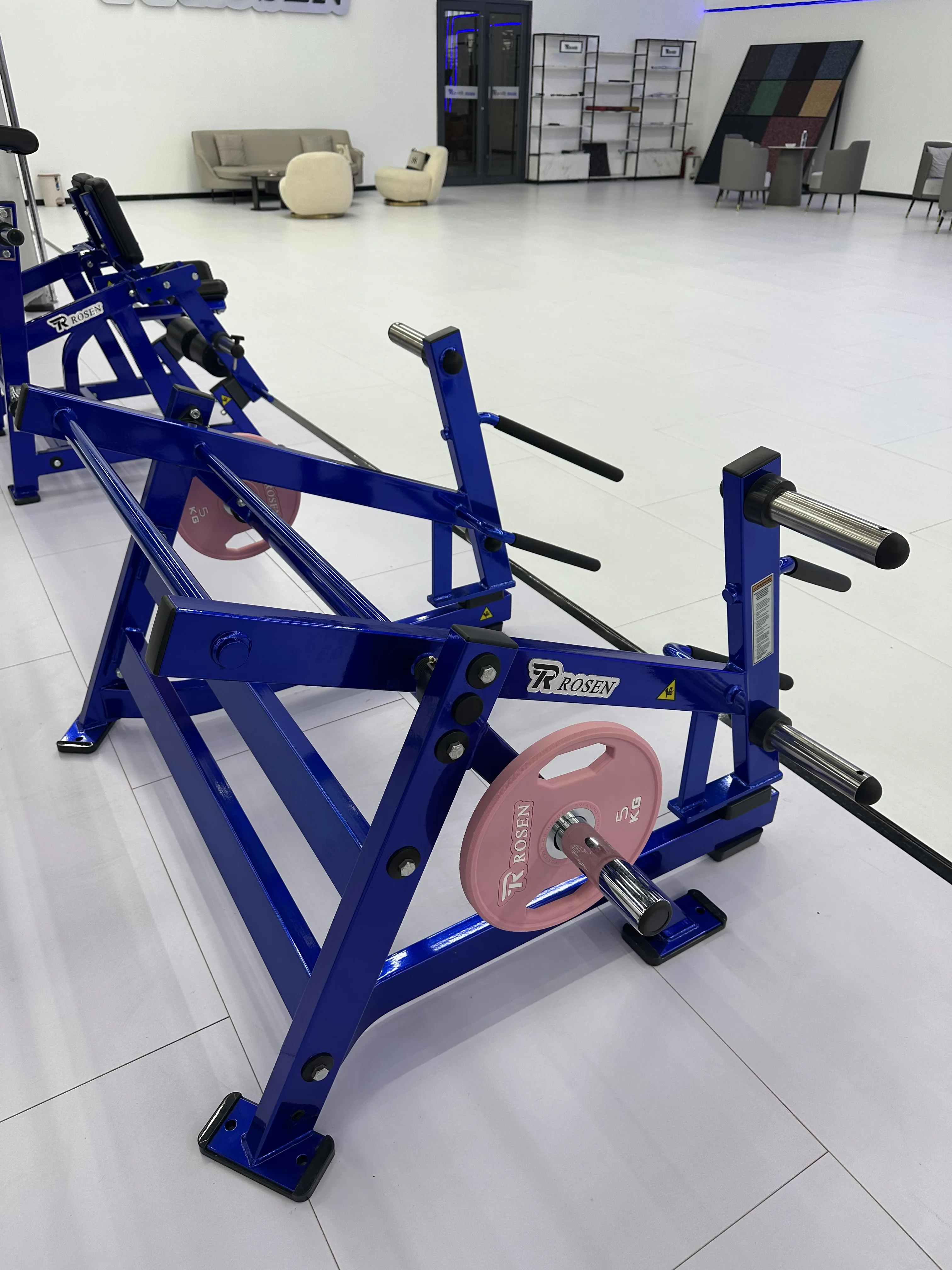 Big Discount Customized ROSEN  Fitness Gym Equipment Adjustable Ground Base Squat Lunge  With Color Customization
