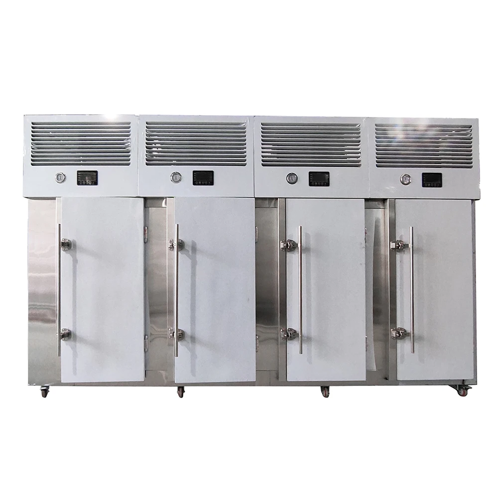 4 Doors Commercial Refrigerator IQF Fishing Quick Freezing Machine Cryogenic Blast Industrial  Freezer Equipment