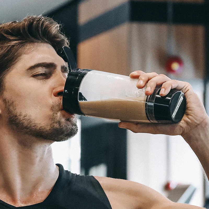 New Design ready to ship gym Electric Shaker bottle custom OEM Private Label Portable Plastic Protien Water bottle Shaker Bottle