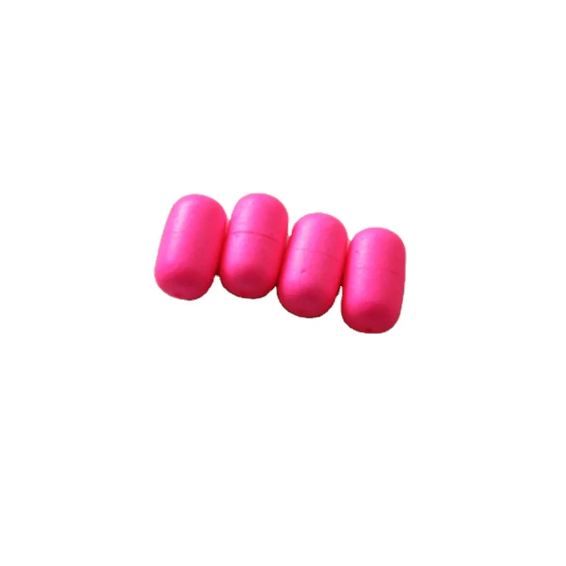 Pink color pill floats practical fishing tackle accessories with factory price