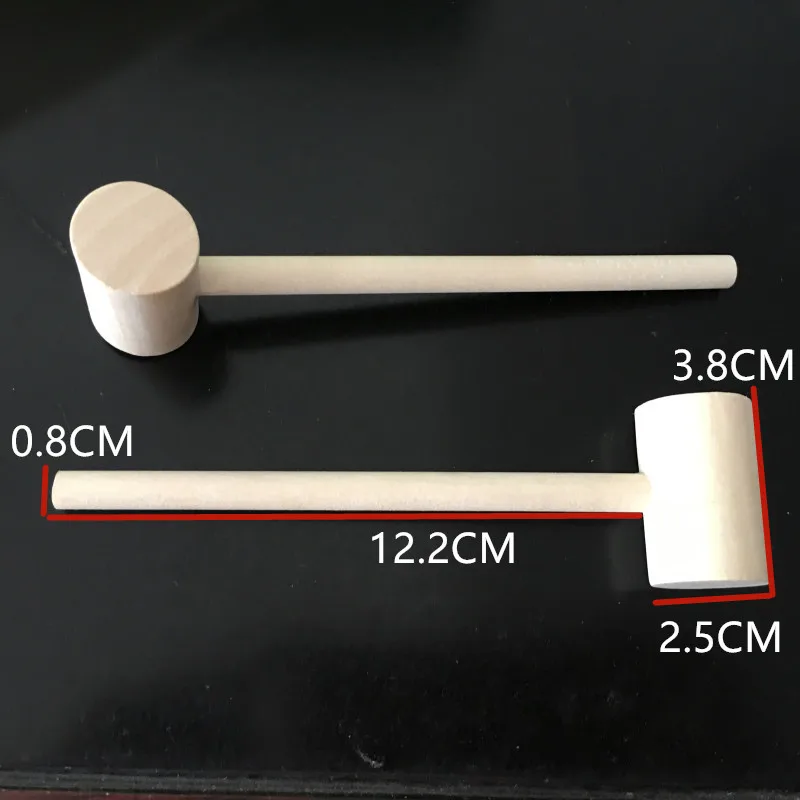 New Product Mini Toy Round Wooden Hammer in China