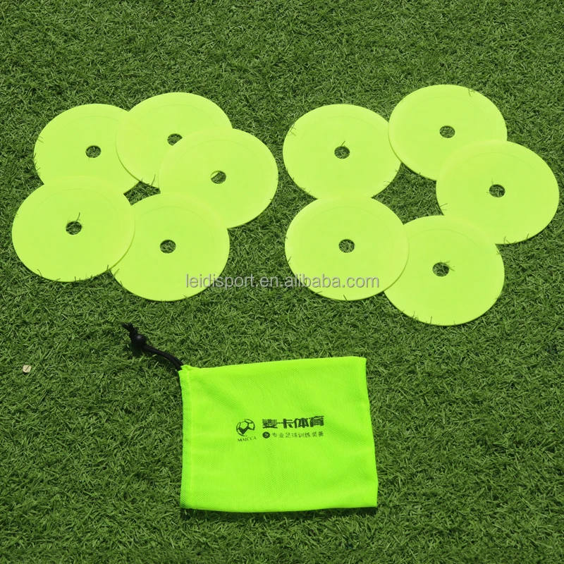 15CM flat marking disc, circular direction marking disc, landmark football training equipment and equipment