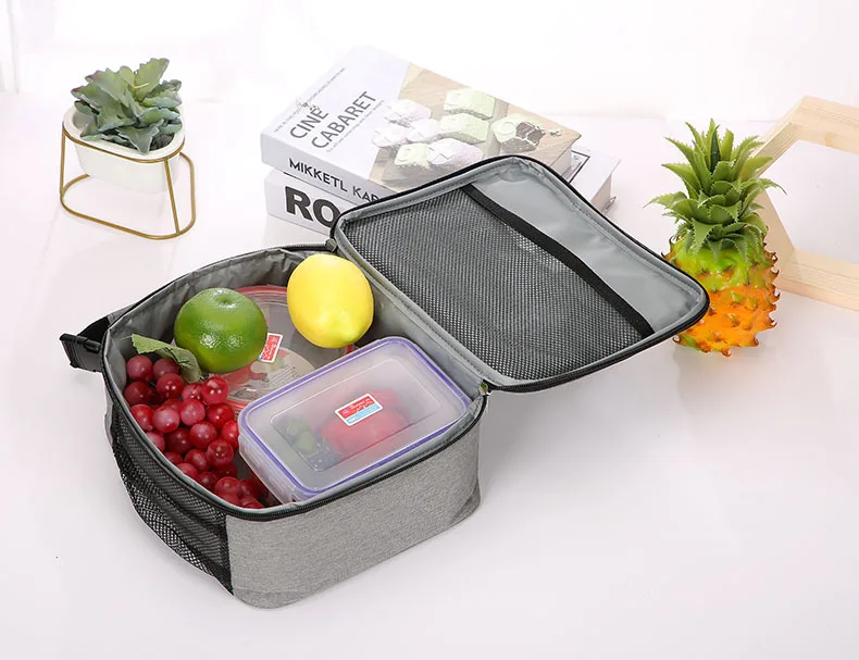 Hot selling Thermal Custom Logo Picnic Lunch Bag Hot Food Delivery Insulated Cooler Bag For Lunch