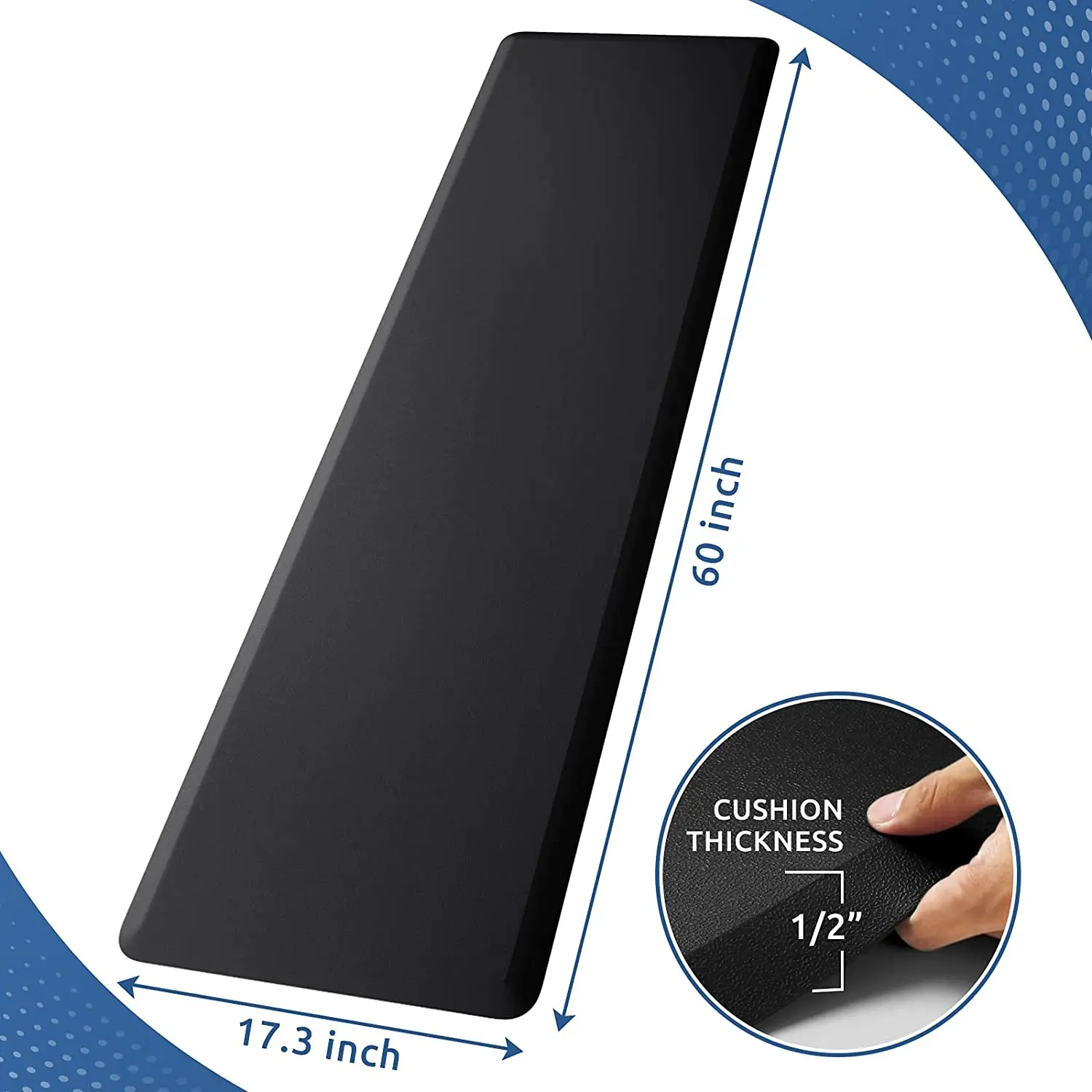 hot sale comfort anti fatigue Mat Floor Ergonomic Foam Standing Mat waterproof kitchen mats and rugs