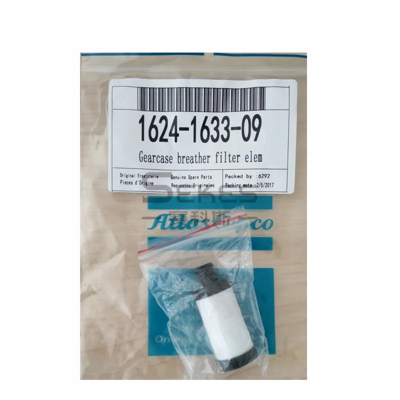 1614867301 1619268900 1624163305 1624163309 air compressor part atlas copco gearcase breather filter elem