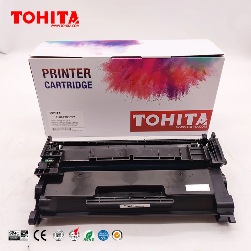 Toner Cartridge CRG 057 CRG057 for Canon ImageCLASS LBP226 228 MF445 449 226 445 TOHITA