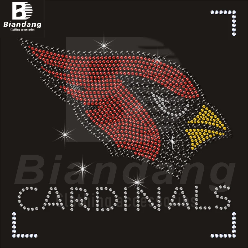 Оптовая продажа NFL Arizona Cardinals Team Стразы передача NFC мотивы команды футбольной горячее исправление железа на передаче страз