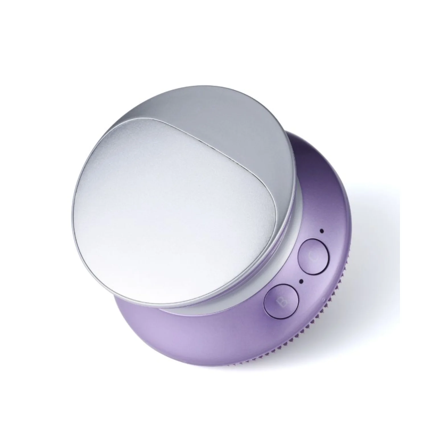 2 In 1 Beauty Tools Cosmetic Makeup Soft Handheld Exfoliating Machine Cleansing Scrub Soft Bristle Silicone Facial Brush