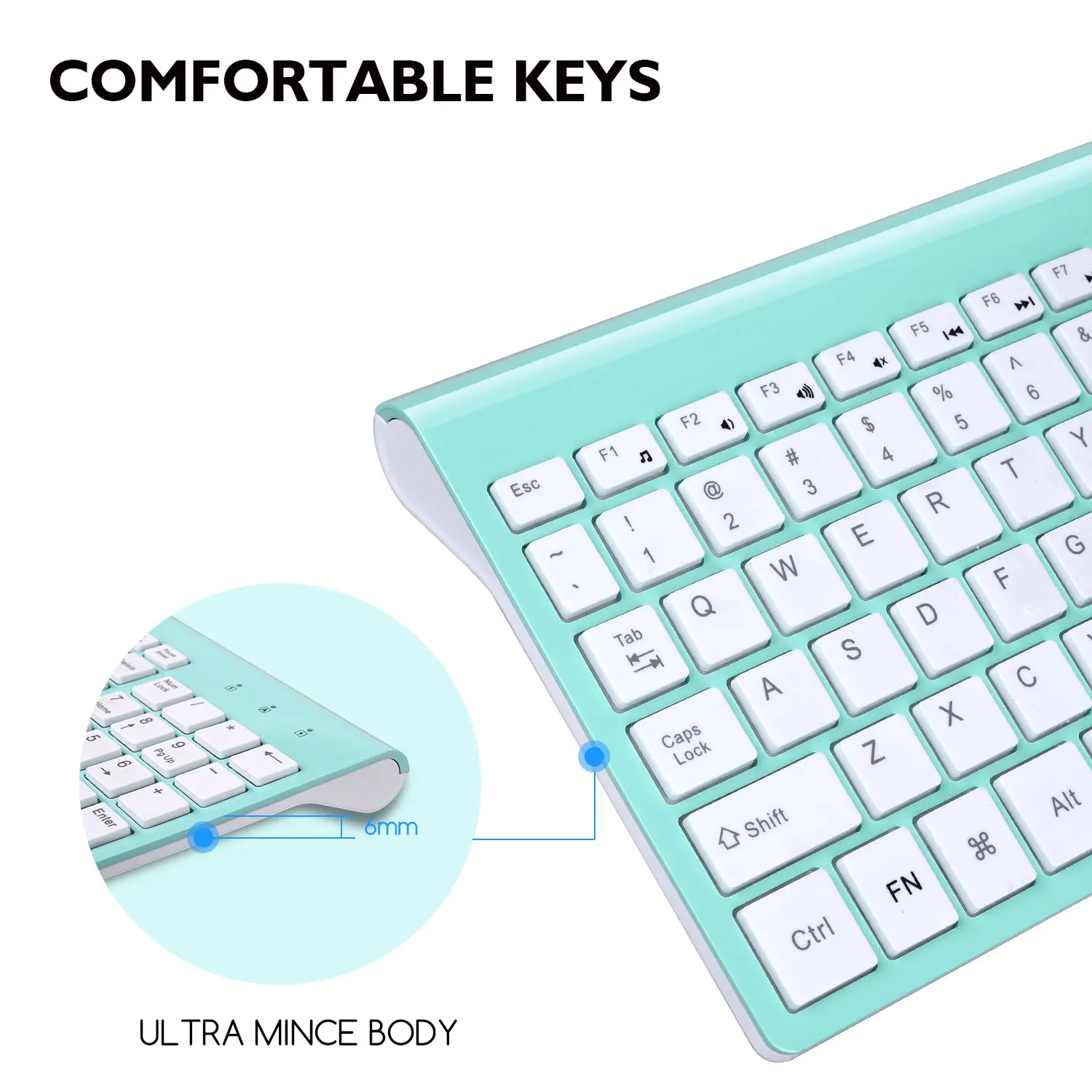 Factory Direct 104-key Custom Color Silent Typing Experience Wireless Keyboard and Mouse