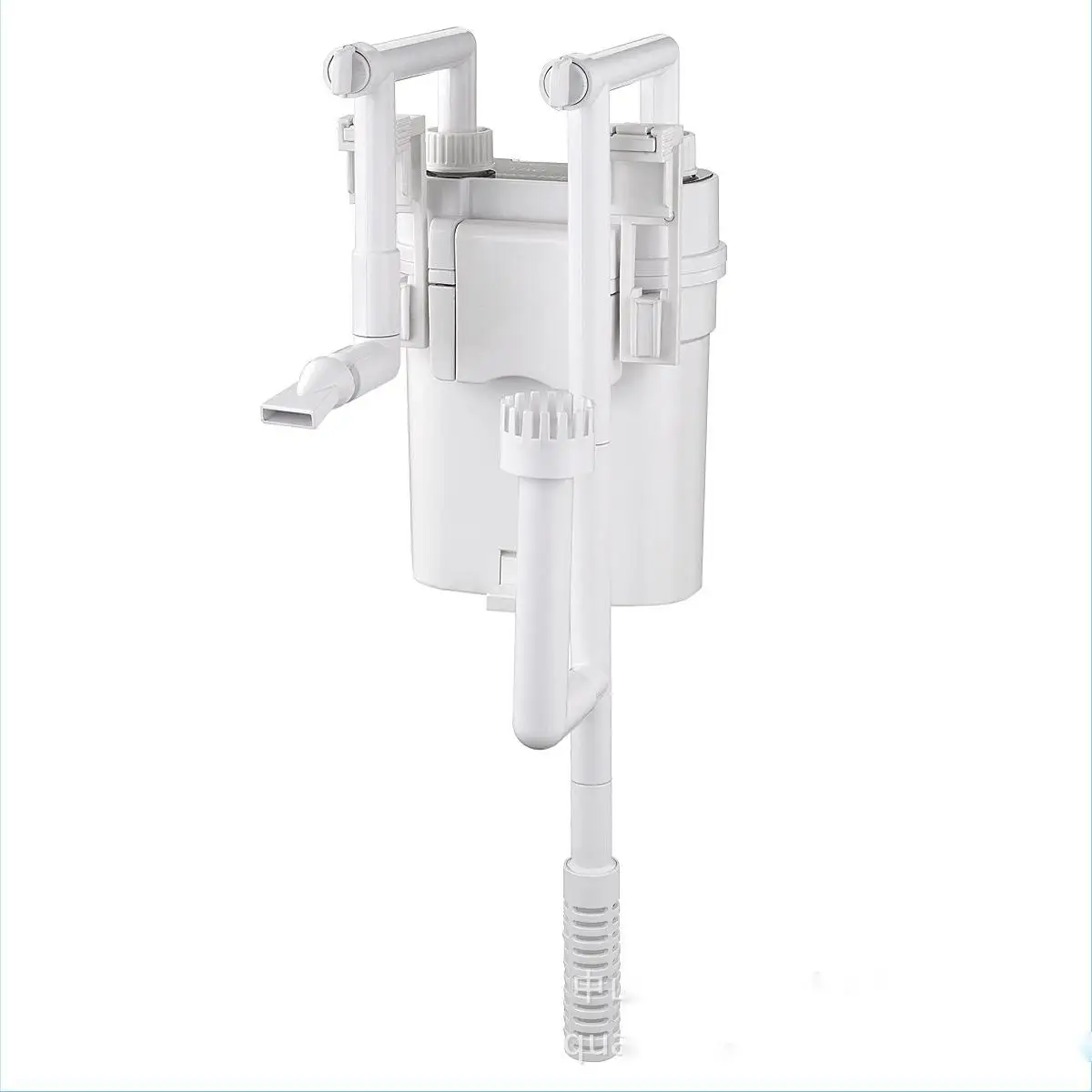 Quiet Aquarium Hang On Filter with Rain Shower & Duckbill Design for Aeration Adjustable Water and Oxygen Flow
